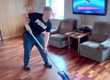 Уборка в центре 9
