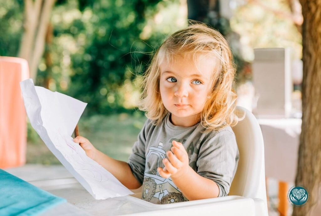 Ребенок ест бумагу