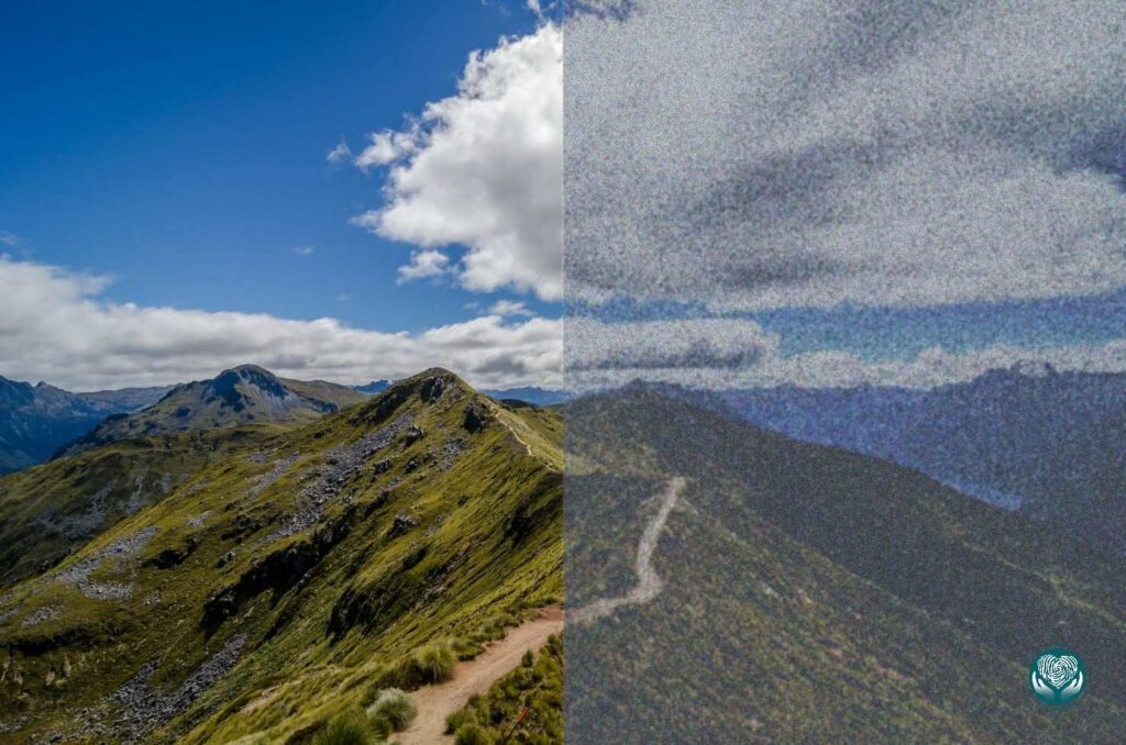 HPPD - визуальный снег под микропаттернами света