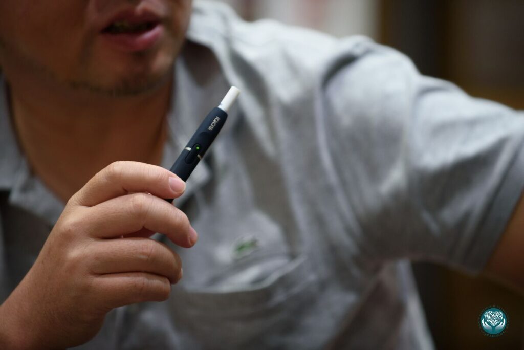 Пассивное курение Айкоса и концентрация аэрозольных частиц в воздухе