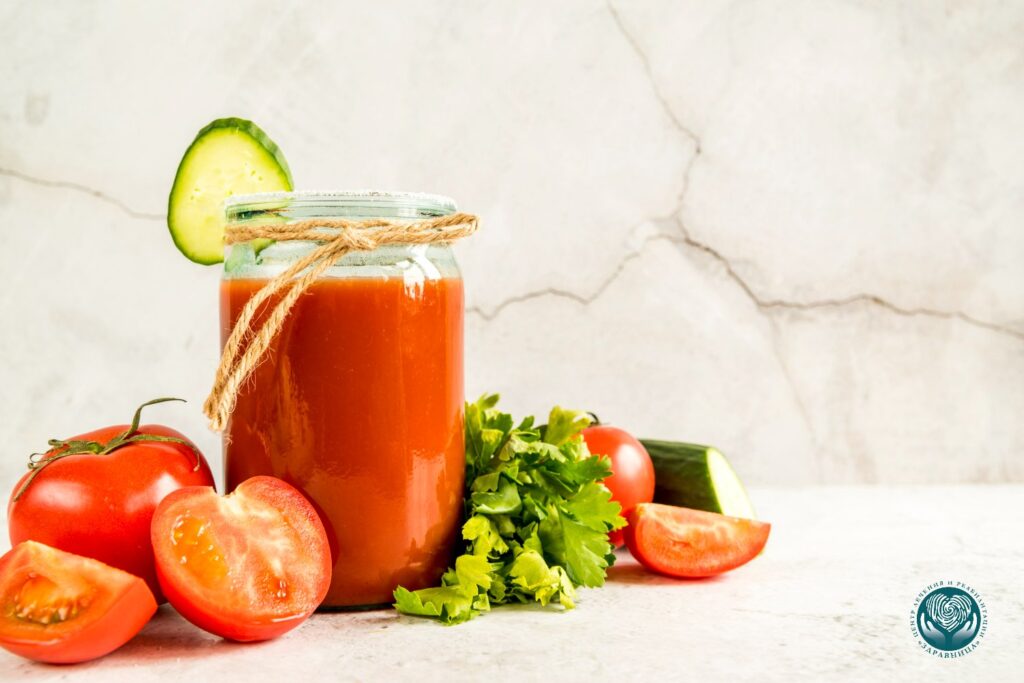 Томатный сок и овощные соки при похмелье