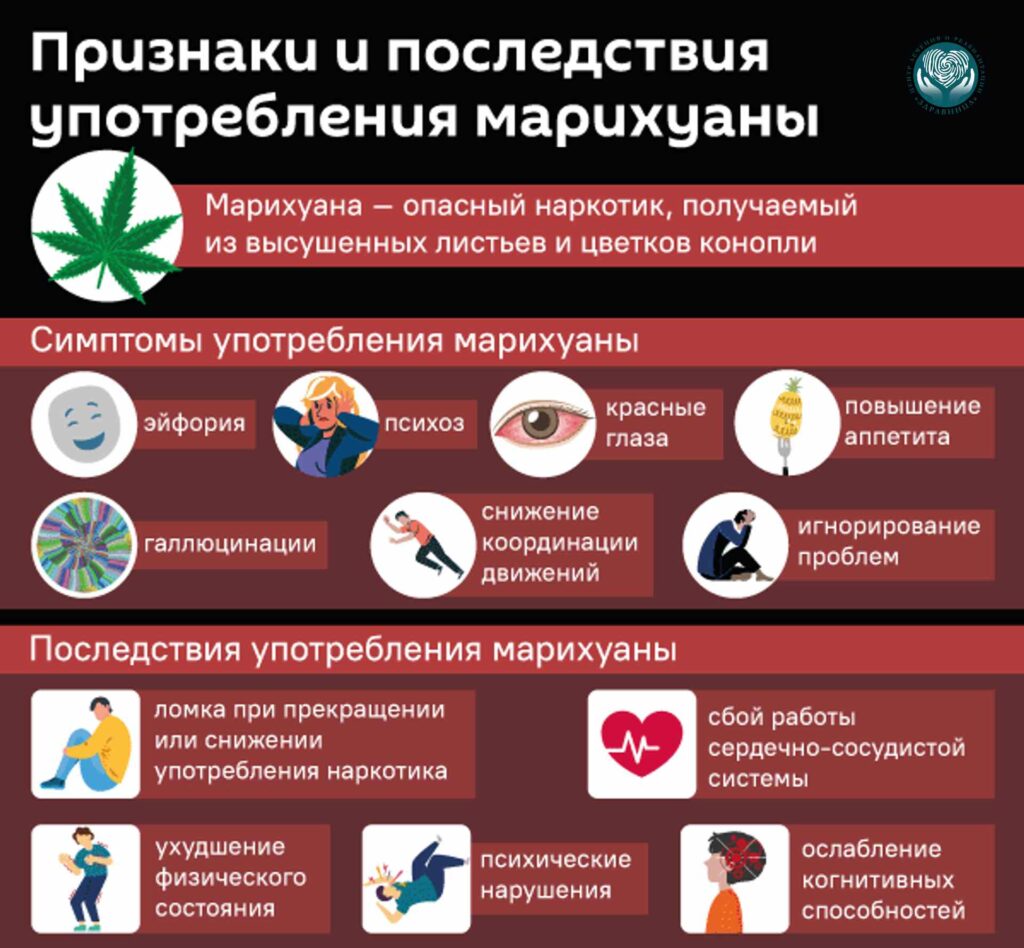 Курение конопли и воздействие на организм человека