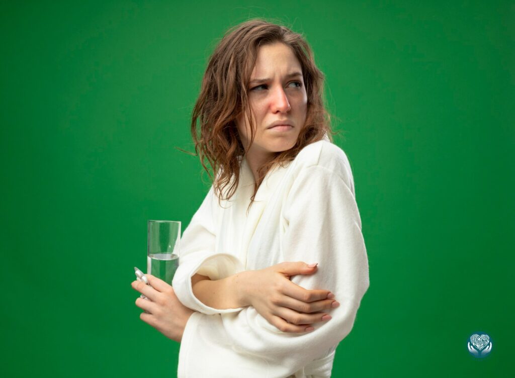 красные пятна на лице после алкоголя фото проявлений