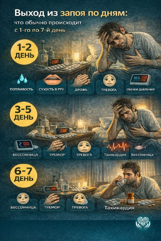 Выход из запоя по дням