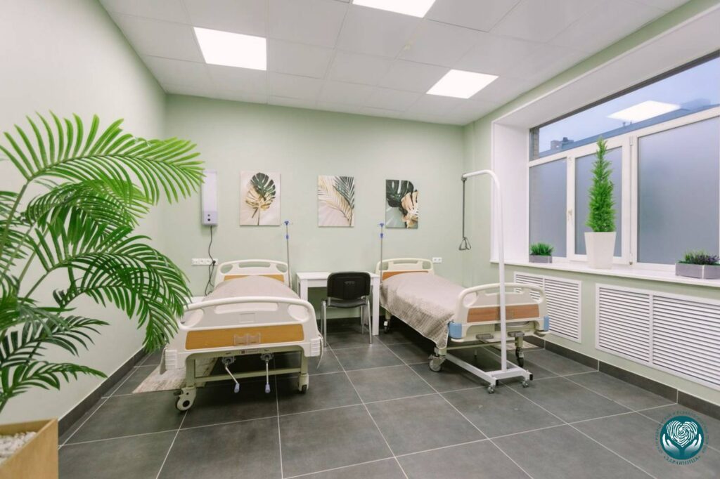 Палата стационара наркологической клиники в Балашихе